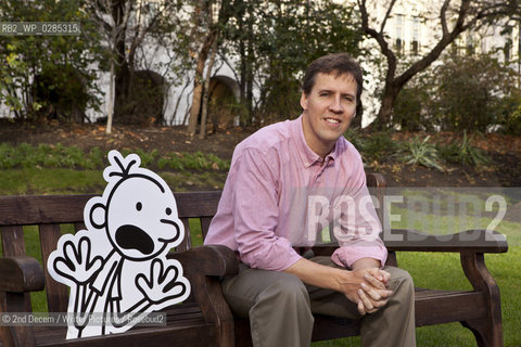 Jeff Kinney, Childrens Author, photographed at Penguin Books offices in the Strand..©2nd Decem/Writer Pictures/Rosebud2
