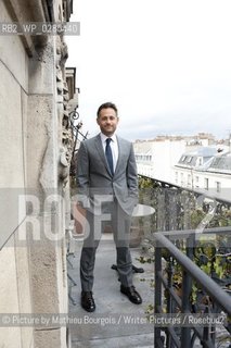 Alexander Maksik. Photographed in Paris, 12th January 2014..©Picture by Mathieu Bourgois/Writer Pictures/Rosebud2