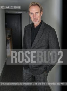Mike Rutherford at Waterstones Head Office Piccadilly London..©Genesis guitarist & founder of Mike and The Mechanics has written his autobiography The Living Years.19th January 2014 ..Photograph by Nick Cunard/Writer Pictures/Rosebud2