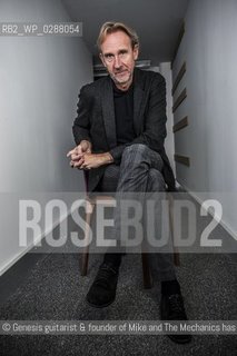 Mike Rutherford at Waterstones Head Office Piccadilly London..©Genesis guitarist & founder of Mike and The Mechanics has written his autobiography The Living Years.19th January 2014 ..Photograph by Nick Cunard/Writer Pictures/Rosebud2