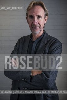 Mike Rutherford at Waterstones Head Office Piccadilly London..©Genesis guitarist & founder of Mike and The Mechanics has written his autobiography The Living Years.19th January 2014 ..Photograph by Nick Cunard/Writer Pictures/Rosebud2