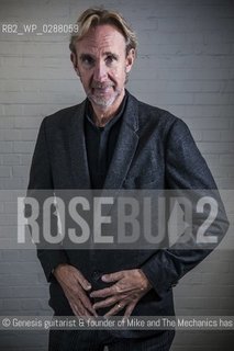 Mike Rutherford at Waterstones Head Office Piccadilly London..©Genesis guitarist & founder of Mike and The Mechanics has written his autobiography The Living Years.19th January 2014 ..Photograph by Nick Cunard/Writer Pictures/Rosebud2