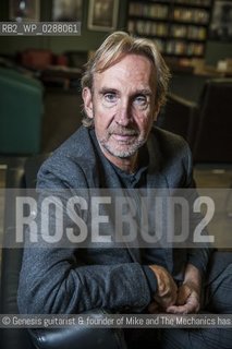 Mike Rutherford at Waterstones Head Office Piccadilly London..©Genesis guitarist & founder of Mike and The Mechanics has written his autobiography The Living Years.19th January 2014 ..Photograph by Nick Cunard/Writer Pictures/Rosebud2