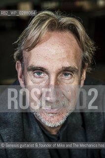 Mike Rutherford at Waterstones Head Office Piccadilly London..©Genesis guitarist & founder of Mike and The Mechanics has written his autobiography The Living Years.19th January 2014 ..Photograph by Nick Cunard/Writer Pictures/Rosebud2