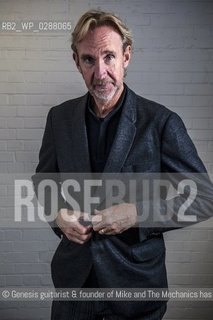 Mike Rutherford at Waterstones Head Office Piccadilly London..©Genesis guitarist & founder of Mike and The Mechanics has written his autobiography The Living Years.19th January 2014 ..Photograph by Nick Cunard/Writer Pictures/Rosebud2