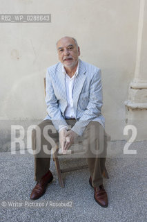 Tahar Ben Jelloun, Moroccan poet and writer, in Lyon, France, ©Writer Pictures/Rosebud2