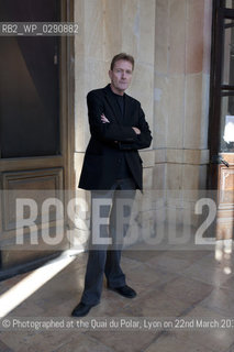 Lee Child, aka Jim Grant (born 1954), is a British thriller writer. His first novel, Killing Floor, won the Anthony Award for Best First Novel. Each of Childs novels follows the adventures of a former American Military Policeman, Jack Reacher, who wanders the United States..©Photographed at the Quai du Polar, Lyon on 22nd March 2012..Picture by Mathieu Bourgois/Writer Pictures/Rosebud2