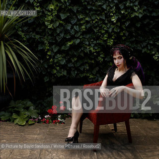 Sofi Oksanen, Finnish writer. She has won many major writing awards in Finland. Photographed in London. Taken 5th July 2010..©Picture by David Sandison/Writer Pictures/Rosebud2
