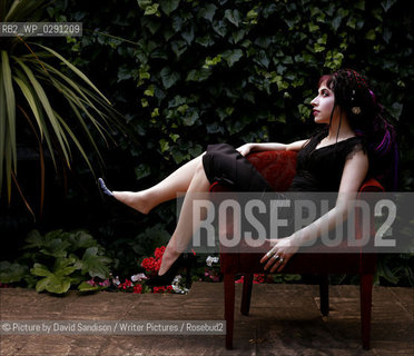 Sofi Oksanen, Finnish writer. She has won many major writing awards in Finland. Photographed in London. Taken 5th July 2010..©Picture by David Sandison/Writer Pictures/Rosebud2