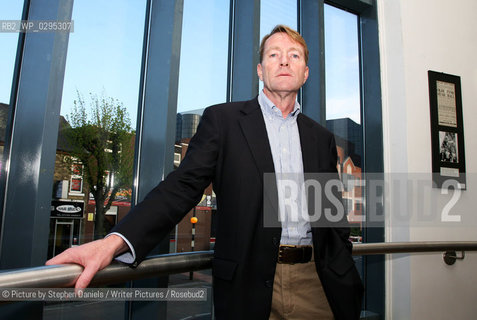 Lee Child, author, promoting his book GONE TOMORROW at Waterstones event held at the Central Library in Peterborough, Cambridgeshire. Taken 24th April 2009..©Picture by Stephen Daniels/Writer Pictures/Rosebud2