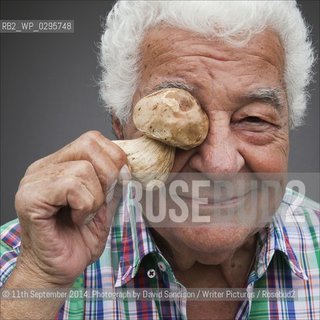 Antonio Carluccio, Italian chef, restaurateur and food expert, based in London..©11th September 2014..Photograph by David Sandison/Writer Pictures/Rosebud2