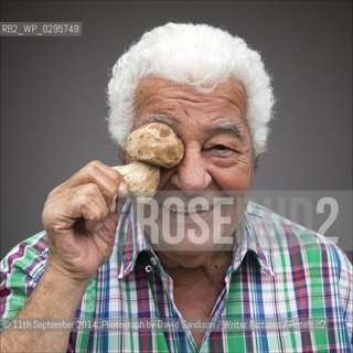Antonio Carluccio, Italian chef, restaurateur and food expert, based in London..©11th September 2014..Photograph by David Sandison/Writer Pictures/Rosebud2