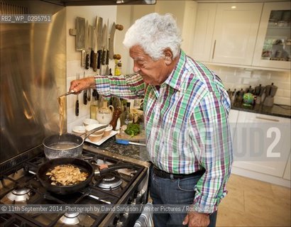 Antonio Carluccio, Italian chef, restaurateur and food expert, based in London..©11th September 2014..Photograph by David Sandison/Writer Pictures/Rosebud2
