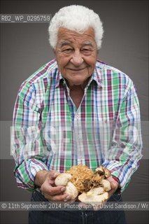 Antonio Carluccio, Italian chef, restaurateur and food expert, based in London..©11th September 2014..Photograph by David Sandison/Writer Pictures/Rosebud2