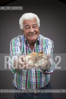 Antonio Carluccio, Italian chef, restaurateur and food expert, based in London..©11th September 2014..Photograph by David Sandison/Writer Pictures/Rosebud2