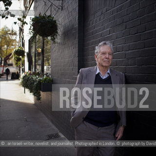 Amoz Oz..©. an Israeli writer, novelist, and journalist. Photographed in London..© photograph by David Sandison/Writer Pictures/Rosebud2
