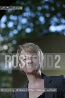 Sarah Waters at Edinburgh International Book Festival 2014 .25th August 2014..©Picture by Pako Mera/Writer Pictures/Rosebud2