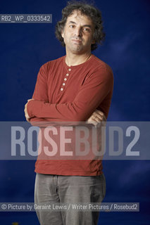 Etgar Keret, writer of Suddenly A Knock on The Door at The Edinburgh International Book Festival.  Photograph taken 16/08/2012..©Picture by Geraint Lewis/Writer Pictures/Rosebud2