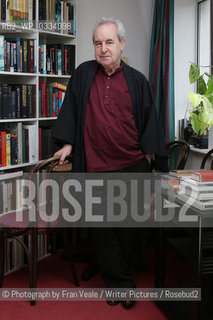 John Banville in his writing room in Dublin, Ireland .2nd January 2013..©Photograph by Fran Veale/Writer Pictures/Rosebud2