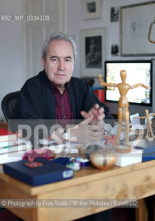 John Banville in his writing room in Dublin, Ireland .2nd January 2013..©Photograph by Fran Veale/Writer Pictures/Rosebud2