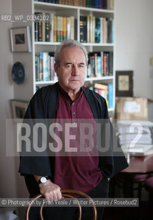 John Banville in his writing room in Dublin, Ireland .2nd January 2013..©Photograph by Fran Veale/Writer Pictures/Rosebud2