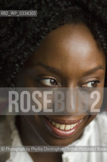 Chimamanda Ngozi Adichie, Nigerian writer.7th March 2010..©Photograph by Phyllis Christopher/Writer Pictures/Rosebud2