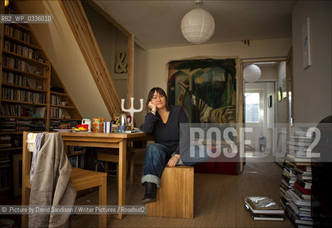 Ali Smith, Inverness born British writer at home in Cambridge. Photographed on 16th October 2012..©.Picture by David Sandison/Writer Pictures/Rosebud2