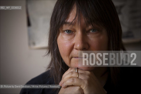 Ali Smith, Inverness born British writer at home in Cambridge. Photographed on 16th October 2012..©.Picture by David Sandison/Writer Pictures/Rosebud2