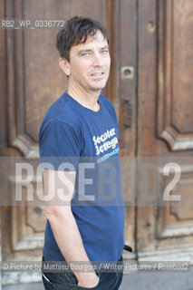 Nick Flynn, (born in 1960) is an American writer, playwright, and poet. His most recent publication is a play, Alice Invents a Little Game and Alice Always Wins. Photographed at the Quai du Polar, Lyon. Taken 24th May 2012..©Picture by Mathieu Bourgois/Writer Pictures/Rosebud2