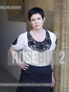 Sarah Hall, novelist and writer at The Oxford Literary Festival at Christchurch College Oxford. Taken 27th March 2012..©Credit Geraint Lewis/Writer Pictures/Rosebud2