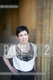 Sarah Hall, novelist and writer at The Oxford Literary Festival at Christchurch College Oxford. Taken 27th March 2012..©Credit Geraint Lewis/Writer Pictures/Rosebud2