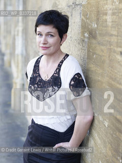 Sarah Hall, novelist and writer at The Oxford Literary Festival at Christchurch College Oxford. Taken 27th March 2012..©Credit Geraint Lewis/Writer Pictures/Rosebud2