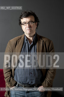 Javier Cercas.1st May 2013..©Picture by Mathieu Bourgois/Writer Pictures/Rosebud2