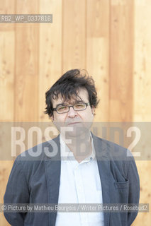 Javier Cercas. Spanish writer and academic, Lyon. Taken 24th May 2012..©Picture by Mathieu Bourgois/Writer Pictures/Rosebud2