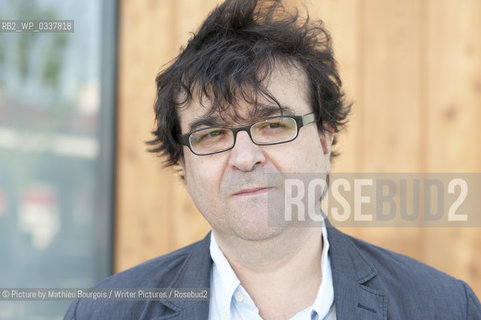 Javier Cercas. Spanish writer and academic, Lyon. Taken 24th May 2012..©Picture by Mathieu Bourgois/Writer Pictures/Rosebud2