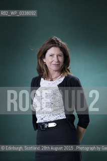 Paula McLain, the American author, at the Edinburgh International Book Festival 2015..©Edinburgh, Scotland. 28th August 2015 ..Photograph by Gary Doak/Writer Pictures/Rosebud2