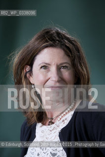 Paula McLain, the American author, at the Edinburgh International Book Festival 2015..©Edinburgh, Scotland. 28th August 2015 ..Photograph by Gary Doak/Writer Pictures/Rosebud2