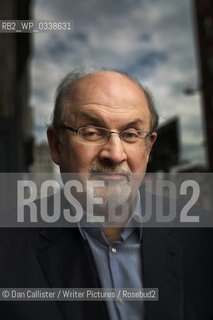 Sir Salman Rushdie (b. 1947) British Indian novelist and essayist, photographed in New York City, August 21, 2015. ..Copyright©Dan Callister/Writer Pictures/Rosebud2