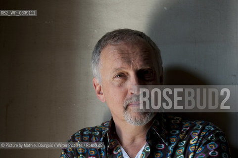 Jussi Adler-Olsen, Danish crime writer at the Quai du Polar, Lyon. Taken 23rd March 2012..©Picture by Mathieu Bourgois/Writer Pictures/Rosebud2