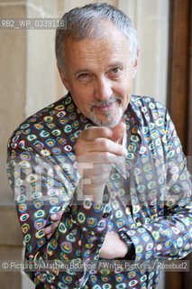 Jussi Adler-Olsen, Danish crime writer at the Quai du Polar, Lyon. Taken 23rd March 2012..©Picture by Mathieu Bourgois/Writer Pictures/Rosebud2