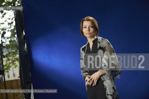 Elif Shafak Turkish Author and writer at The Edinburgh International Book Festival 2012. Taken 19th August 2012..©Credit Geraint Lewis/Writer Pictures/Rosebud2