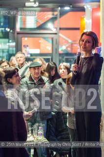 Elif Shafak, Istanbul Review at Looking Glass Books, Edinburgh..©.25th March 2014..Photograph by Chris Scott/Writer Pictures/Rosebud2