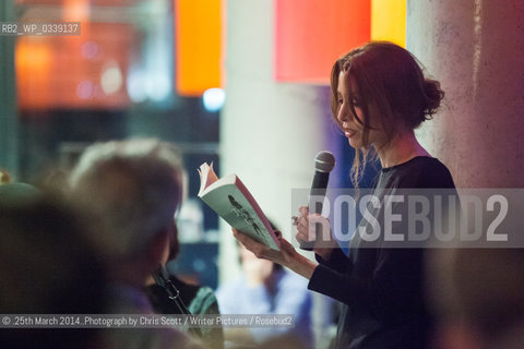 Elif Shafak, Istanbul Review at Looking Glass Books, Edinburgh..©.25th March 2014..Photograph by Chris Scott/Writer Pictures/Rosebud2