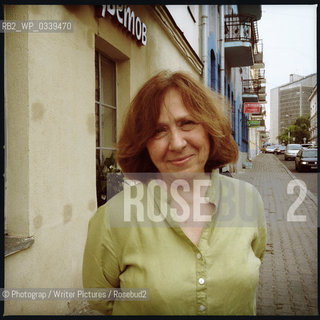 Svetlana Alexievich (b. 1948) Belarusian investigative journalist, ornithologist, prose writer and recipient of the 2015 Nobel Prize in Literature. ..©Photograp/Writer Pictures/Rosebud2