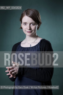 Emily St John Mandel, the Canadian novelist, at the Edinburgh International Book Festival 2015. .Edinburgh, Scotland. 24th August 2015..©Photograph by Gary Doak/Writer Pictures/Rosebud2