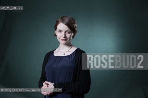 Emily St John Mandel, the Canadian novelist, at the Edinburgh International Book Festival 2015. .Edinburgh, Scotland. 24th August 2015..©Photograph by Gary Doak/Writer Pictures/Rosebud2