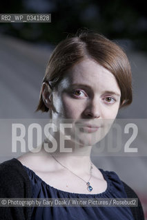 Emily St John Mandel, the Canadian novelist, at the Edinburgh International Book Festival 2015. .Edinburgh, Scotland. 24th August 2015..©Photograph by Gary Doak/Writer Pictures/Rosebud2