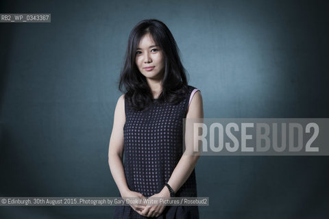 Hyeonseo Lee, the North Korean defector and author, at the Edinburgh International Book Festival 2015..©Edinburgh. 30th August 2015..Photograph by Gary Doak/Writer Pictures/Rosebud2