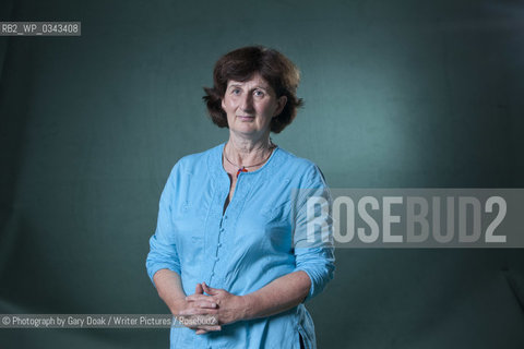 Catherine Chanter, the British poet and novelist, at the Edinburgh International Book Festival 2015. .Edinburgh, Scotland. 24th August 2015 ..©Photograph by Gary Doak/Writer Pictures/Rosebud2