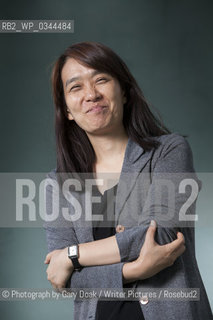 Han Kang, the South Korean writer, at the Edinburgh International Book Festival 2015. Edinburgh, Scotland. 16th August 2015 ..©Photograph by Gary Doak/Writer Pictures/Rosebud2